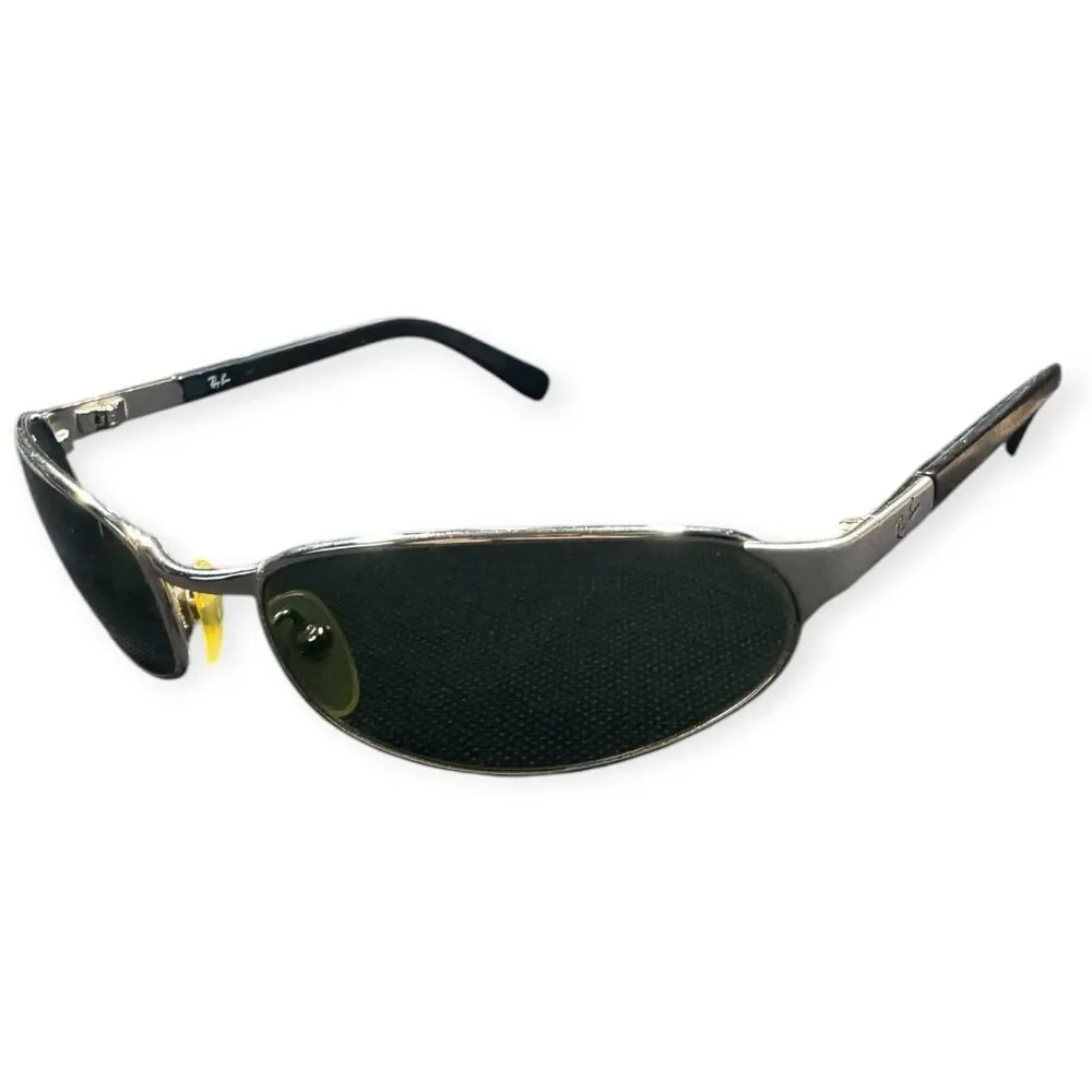 Ray-Ban RB3142 Wrap Sunglasses Gunmetal/Black Frame 59-18mm Retro
